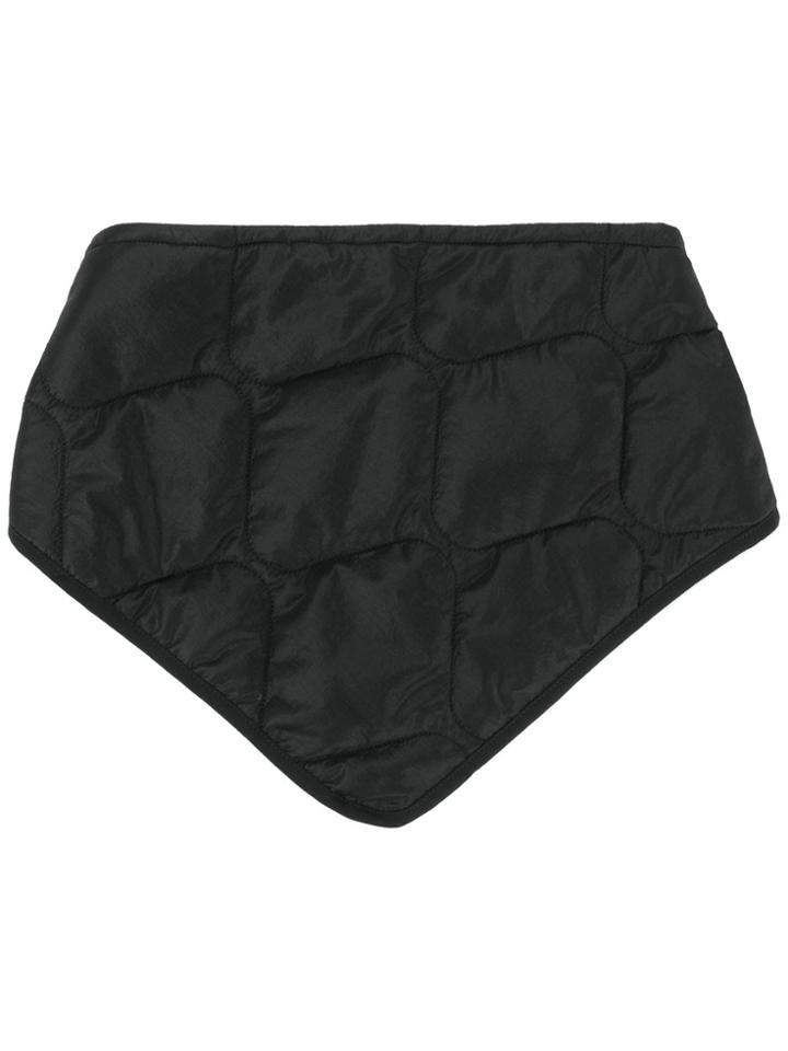 Our Legacy Quilted Neck Scarf - Black