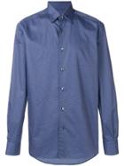 Ermenegildo Zegna Micro Pattern Shirt - Blue