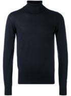 Brioni - Turtleneck Sweater - Men - Silk/cashmere - 48, Blue, Silk/cashmere