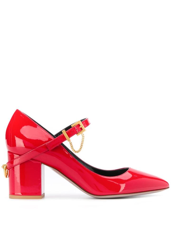 Valentino Valentino Garavani Mary Jane Pumps - Red