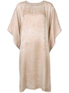 Raquel Allegra Kimono Sleeve Dress, Women's, Size: 2, Nude/neutrals, Silk