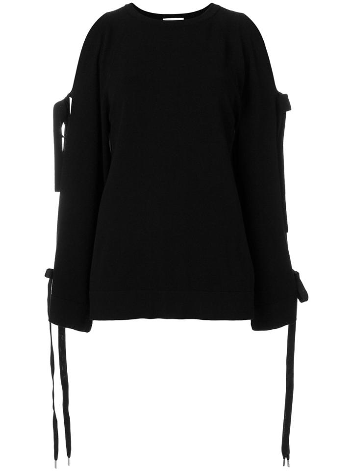 Dondup Cold Shoulder T-shirt - Black