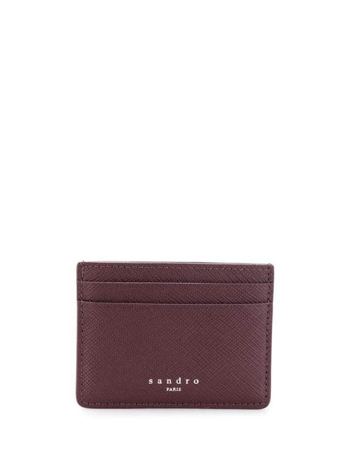 Sandro Paris Classic Cardholder - Red