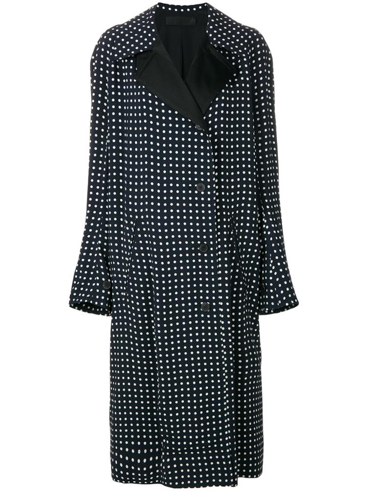 Haider Ackermann Polka Dot Coat - Black