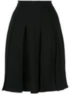 Chanel Pre-owned Pleated Long Skirt - Black