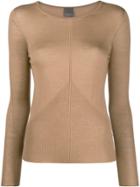Lorena Antoniazzi Cashmere Boat Neck Jumper - Brown
