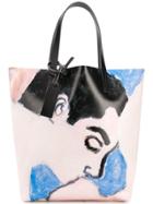 Marni Painting Tote Bag - Blue