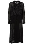 Comme Des Garçons Long Sheer Coat