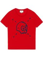 Gucci - Guccighost T-shirt - Men - Cotton - Xxxl, Red, Cotton