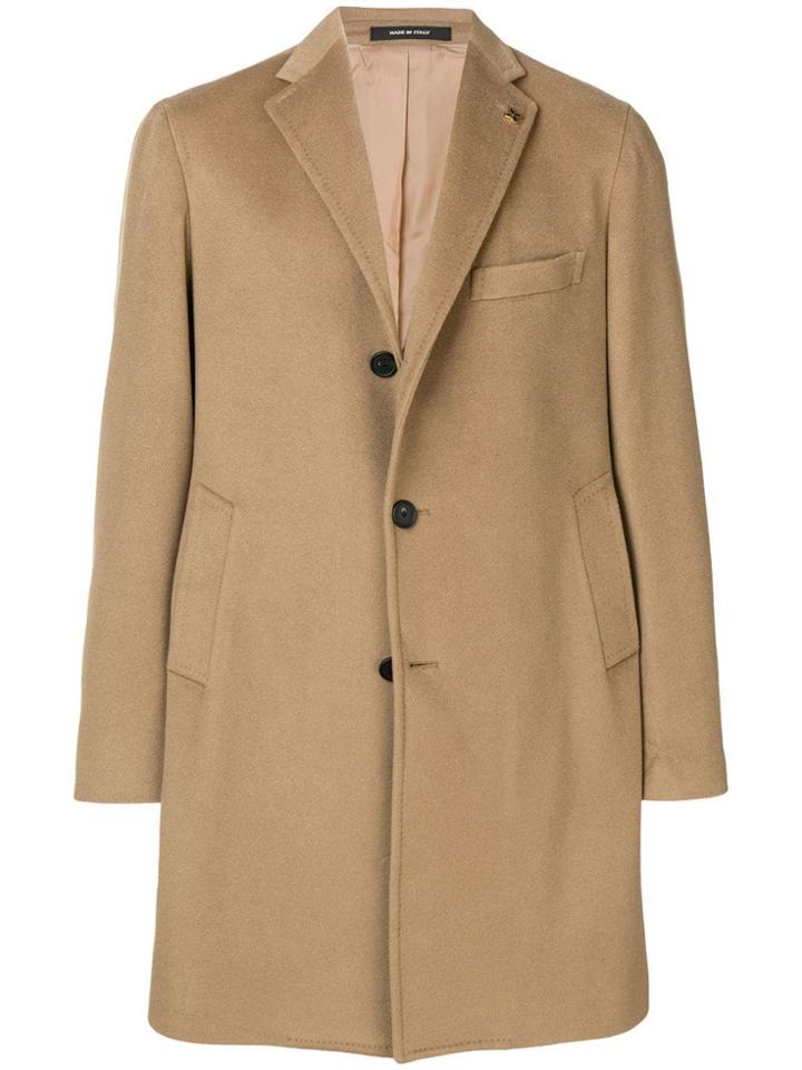 Tagliatore Cashmere Winter Coat - Nude & Neutrals