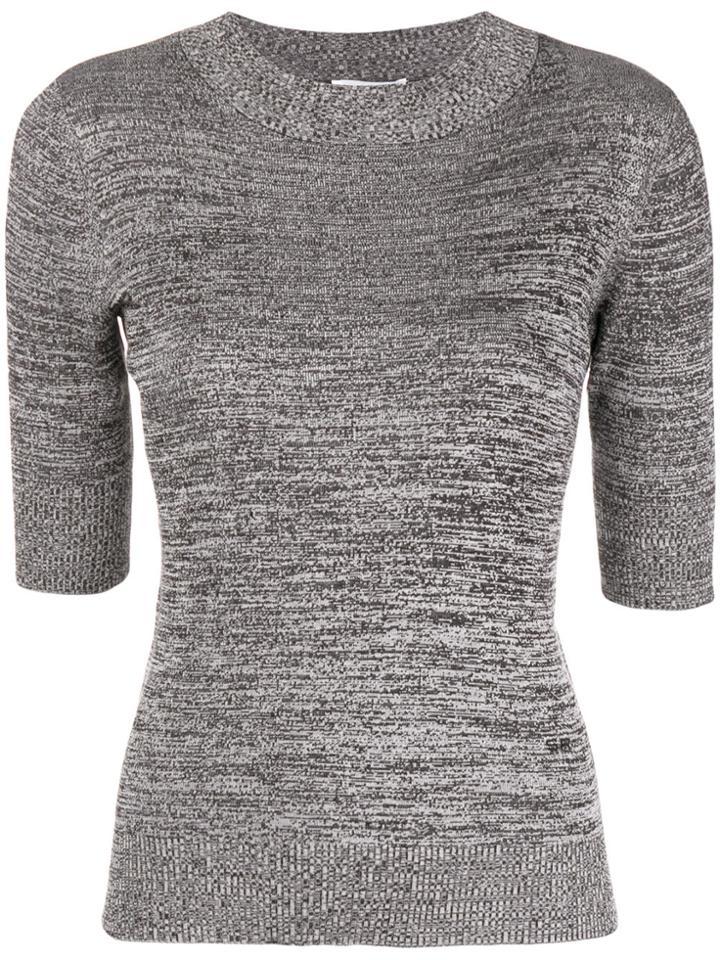 Sonia Rykiel Three-quarter Sleeved T-shirt - Black