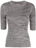 Sonia Rykiel Three-quarter Sleeved T-shirt - Black