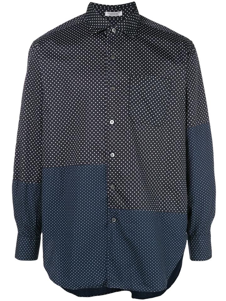Engineered Garments Polka Dot Print Shirt - Blue