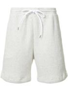 Julien David Vapor Gauze French Terry Sweatshorts, Men's, Size: Large, Red, Cotton