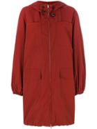 Marni Classic Zip-up Coat - Red