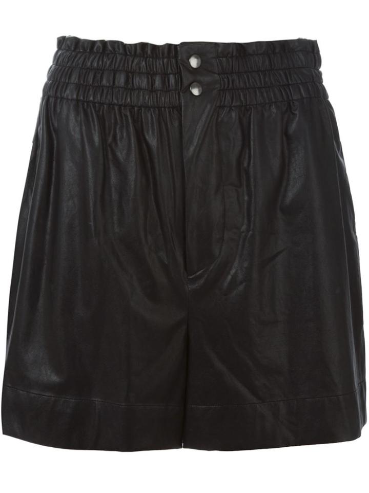 Isabel Marant Étoile 'jervis' Shorts, Women's, Size: 40, Black, Polyester/viscose/cotton