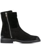 Pantanetti Side Zipped Ankle Boots - Black