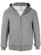 Attachment Zipped Hooded Jacket - Grey