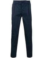 Entre Amis Straight-leg Chinos - Blue