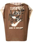 Vivienne Westwood - Worlds End T-shirt - Unisex - Cotton - One Size, Brown, Cotton