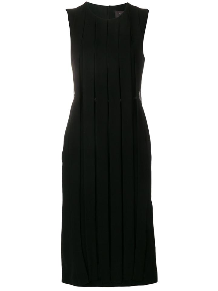 Max Mara Udine Georgette Dress - Black