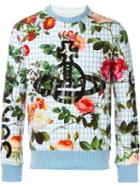 Vivienne Westwood Man Rose Print Sweatshirt, Men's, Size: S, White, Cotton