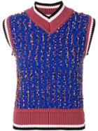 Marco De Vincenzo Knitted Vest - Blue