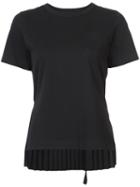 Sacai - Lace Back T-shirt - Women - Cotton - 4, Black, Cotton