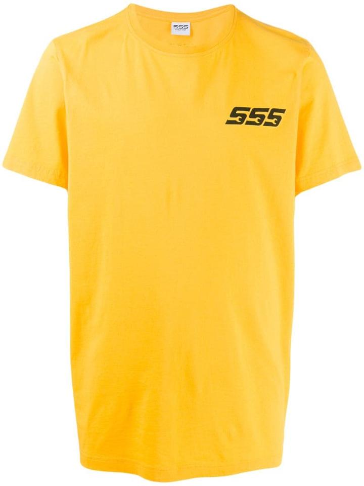 Sss World Corp Logo Print T-shirt - Yellow