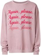 Mirror By Paura Again, Please Sweatshirt - Pink & Purple