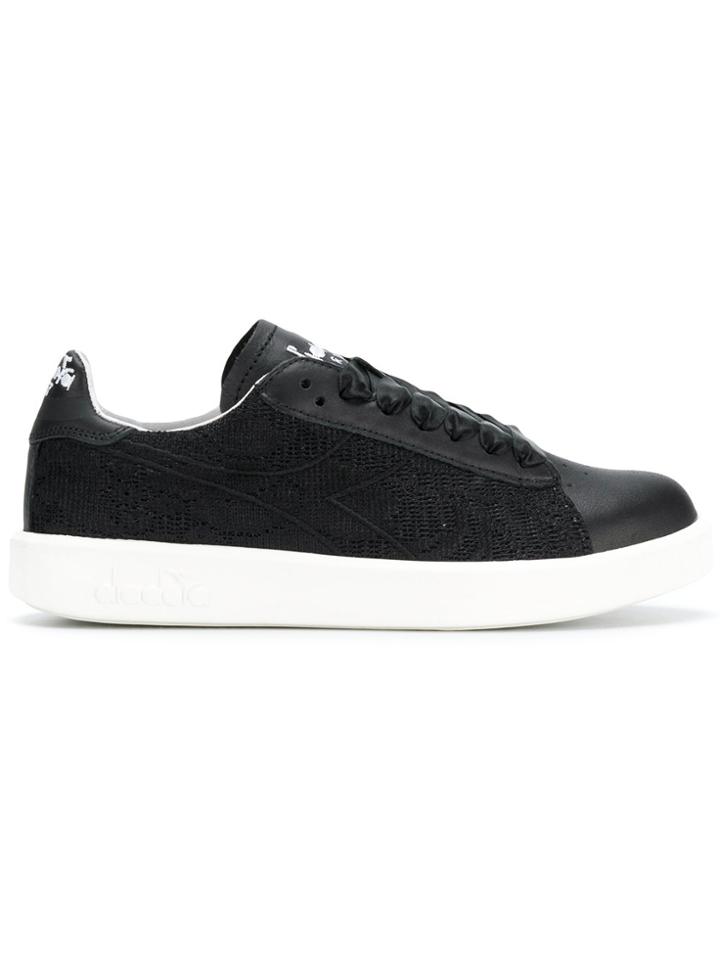 Diadora Lace-up Sneakers - Black