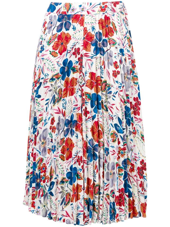 Essentiel Antwerp Floral-print Skirt - White