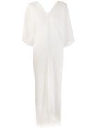Caravana V-neck Beach Dress - Neutrals