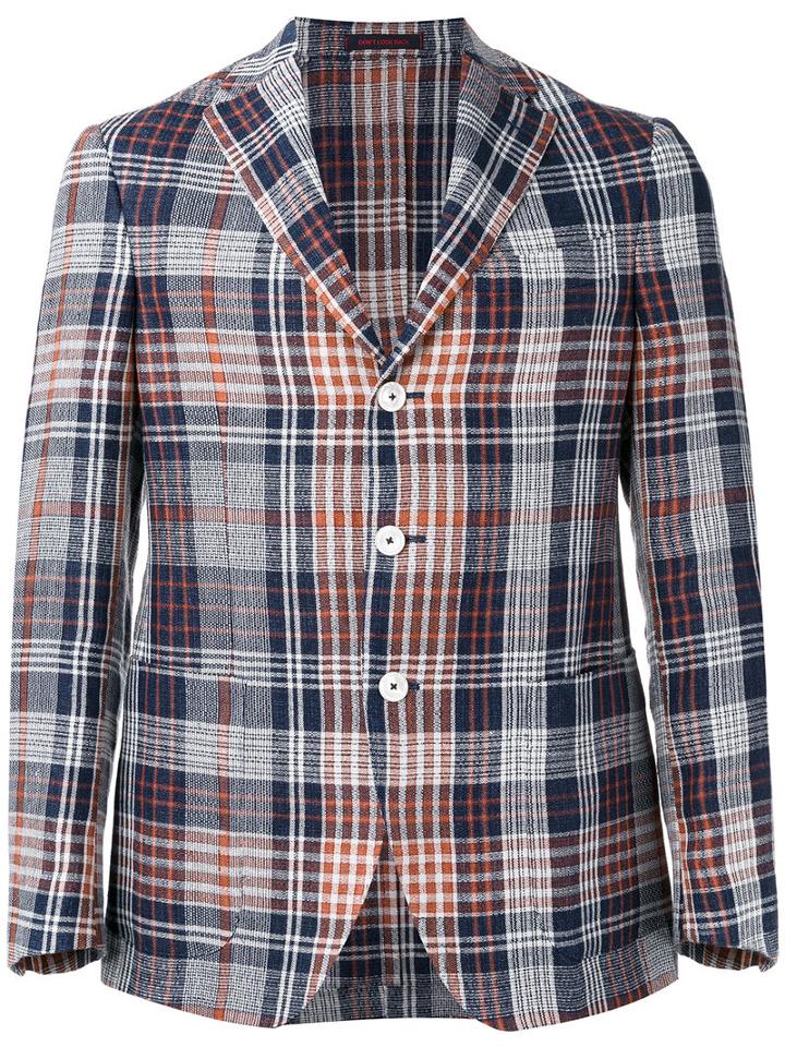 The Gigi - Check Blazer - Men - Cotton/linen/flax/acetate/viscose - 52, Cotton/linen/flax/acetate/viscose