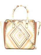 Valentino Garavani 'rockstud' Chevron Tote