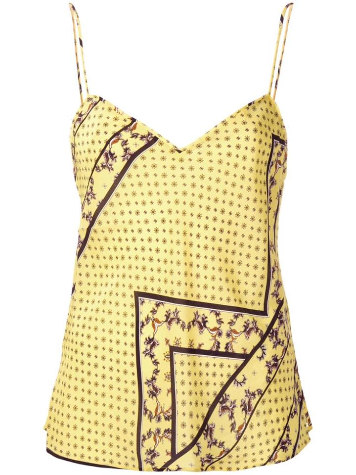 Ganni Patterned Camisole - Yellow