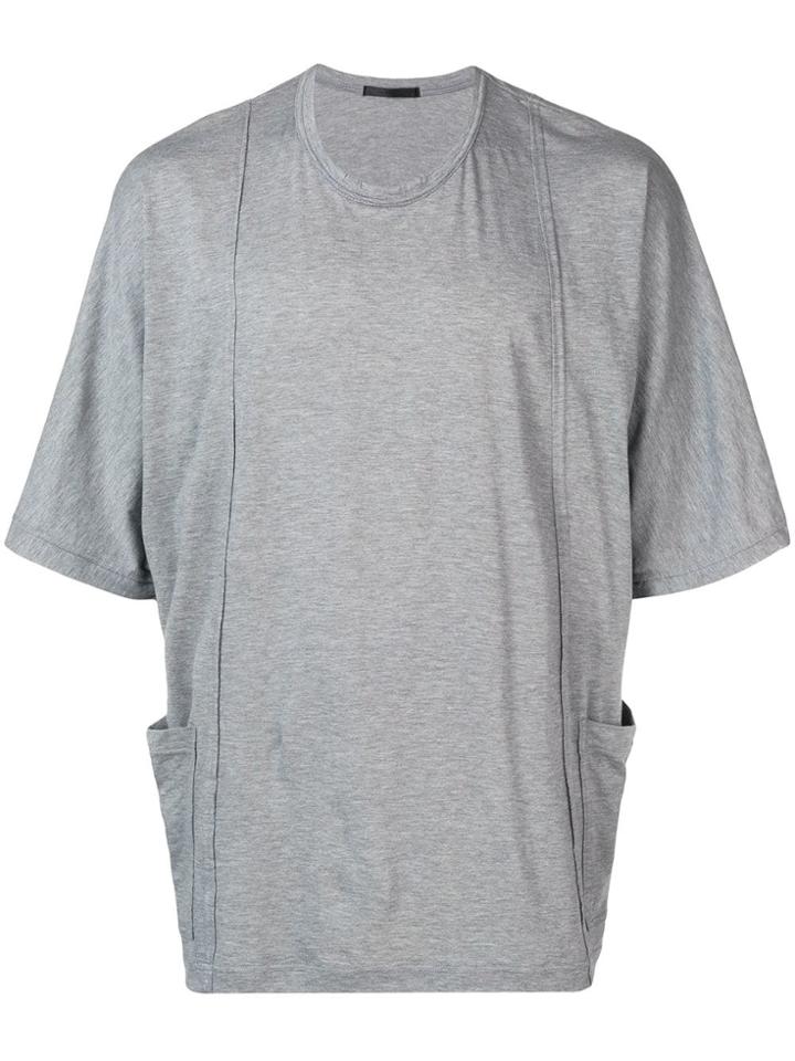The Viridi-anne Side Pocket T-shirt - Grey