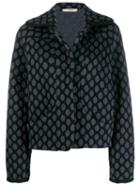 Odeeh All-over Pattern Jacket - Blue