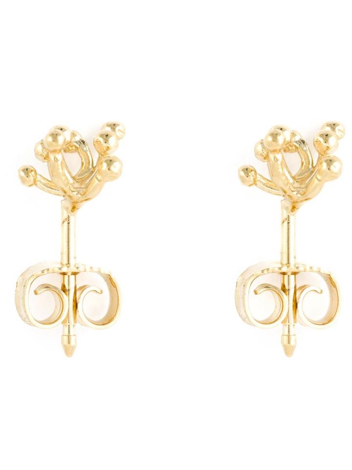 Wouters & Hendrix 'playful' Stud Earrings, Women's, Metallic