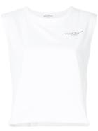 Sonia Rykiel Sleeveless Printed Top - White