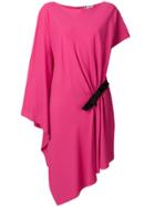 Lanvin Gathered Detail Dress - Pink & Purple