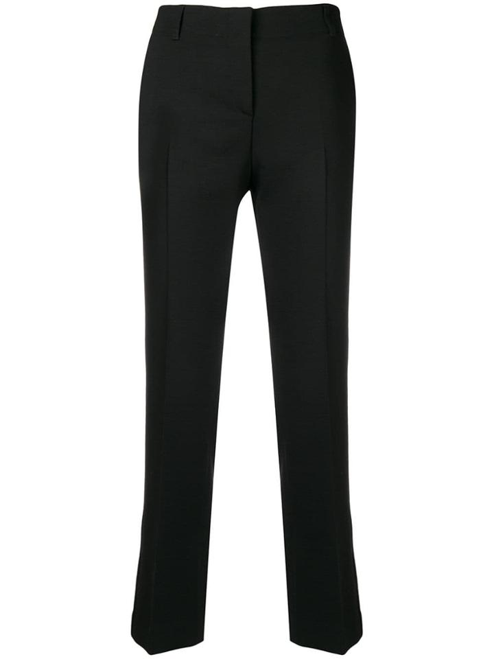 Quelle2 Straight Leg Tailored Trousers - Black