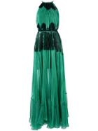 Maria Lucia Hohan Pleated Halterneck Adria Dress - Green