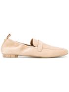 Salvatore Ferragamo Slip On Loafers - Nude & Neutrals