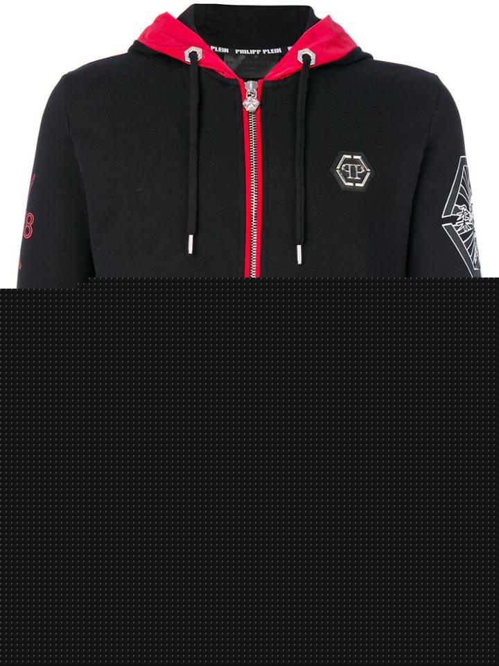 Kenzo Signature Monochrome Hoodie - Black
