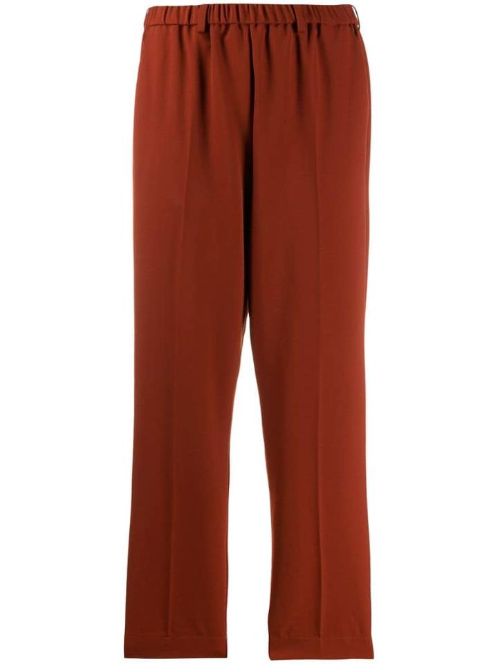 Forte Forte Straight-leg Trousers - Red