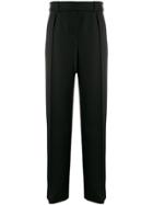 Alexandre Vauthier High Rise Wide Leg Trousers - Black
