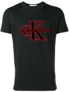 Calvin Klein Jeans Logo Print Crew Neck T-shirt - Black