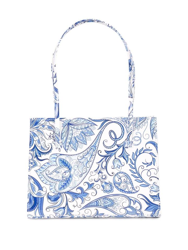 Maryam Nassir Zadeh Paisley-print Satchel Bag - White