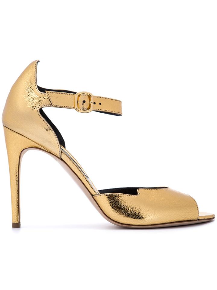 Rupert Sanderson Telita Sandals - Metallic